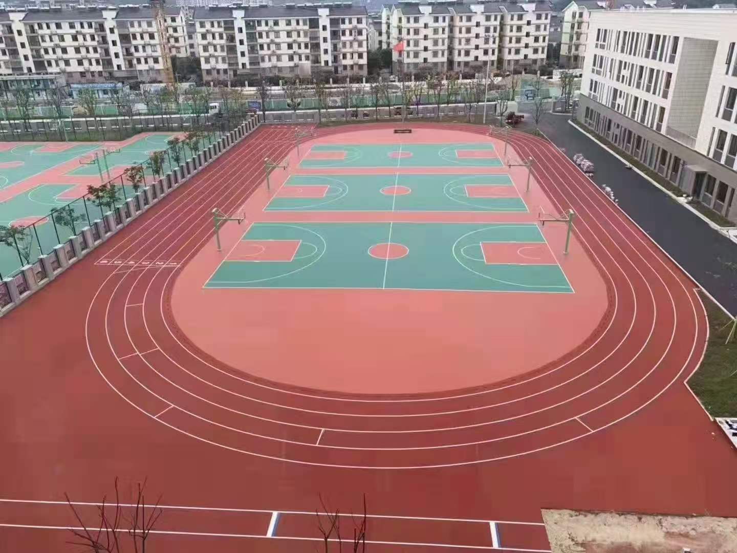 大连市混合型塑胶跑道全塑型塑胶跑道 - 方案